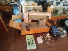 NECCHI 512 SEMI INDUSTRIAL UPHOLSTERY LEATHER AND FABRIC ZIGZAG  SEWING MACHINE