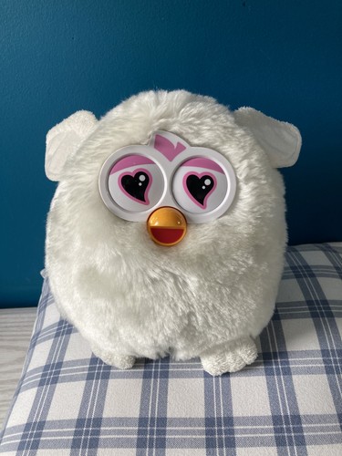 Furby white plush - plush, soft