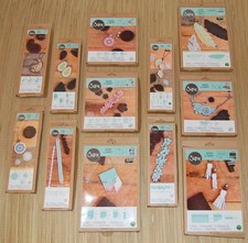 Sizzix Movers & Shapers Magnetic Dies for Leather Jewelry Tassels RARE  #