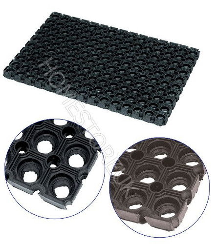 40x60cm rondo rubber - rubber, mat