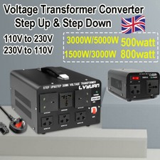 500W 800W 1500W 3000W Voltage Transformer Converter 110V to 230V 230V to 110V UK