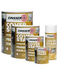 Zinsser Cover Stain 400ml/500ml/1L/2.5L/5L