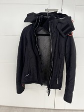 Superdry Black Jacket Womens Small The Windcheater Multiple Full Zips