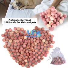 50pcs Wood Moth Balls Natural