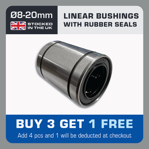 Closed linear ball bearing - linear,