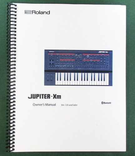 Roland jupiter owner s - roland, jupiter-xm