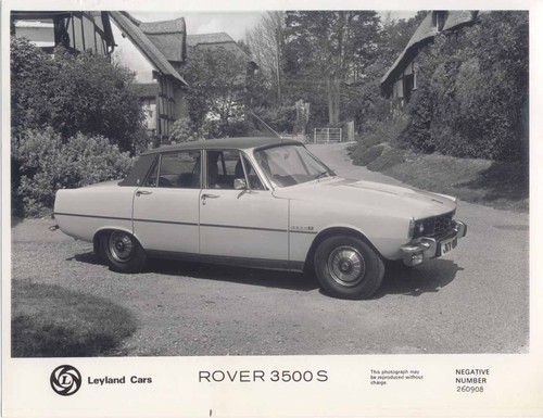 Rover 3500s press photo - p6,