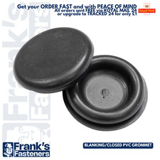 BLANKING GROMMETS 6mm 9mm 12mm 16mm 20mm 25mm - Closed PVC Grommet Blind Hole