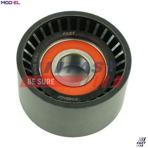 Tensioner pulley vribbed - tensioner,