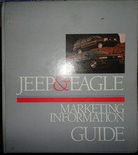1993 Jeep Eagle Marketing Information Guide Book Manual  