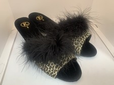 Vintage K Brand Black Velour