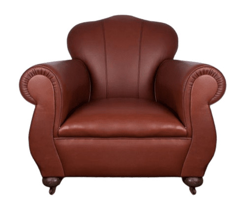 Art deco leather - club, chair