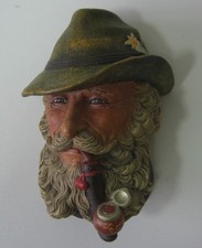 vintage chalkware bossons head