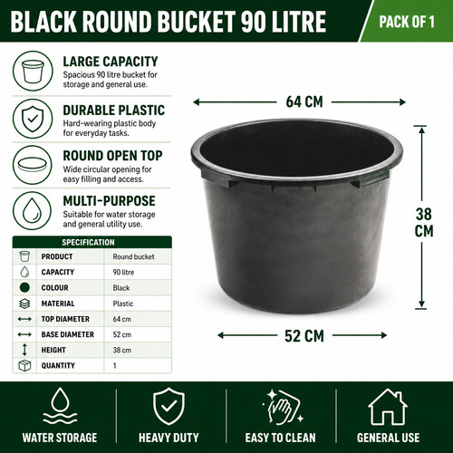 90 litre round - 45, /