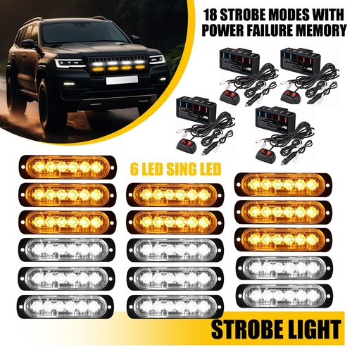Led amber recovery strobe - amber,