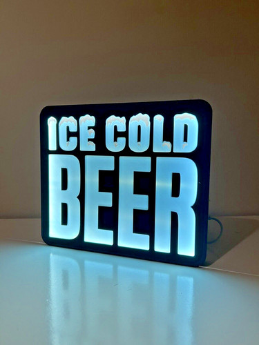 Ice cold beer - cold,
