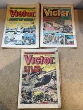 3 x 1974 VICTOR COMICS - FREE