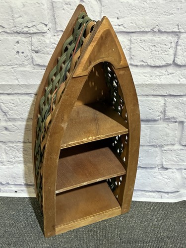 Vintage wood boat shape - wood,