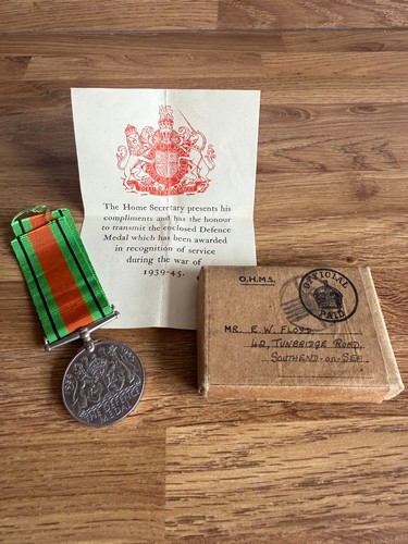 Ww2 defence medal with - defence,