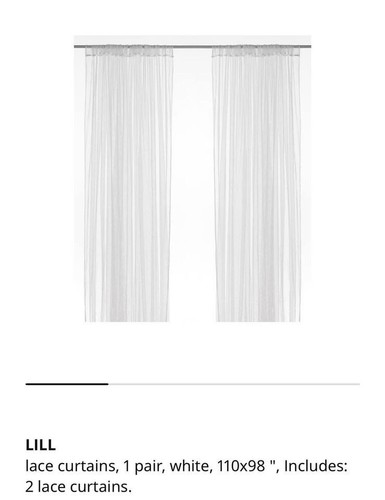 Ikea lill panels 110x98 - 2, 110x98"