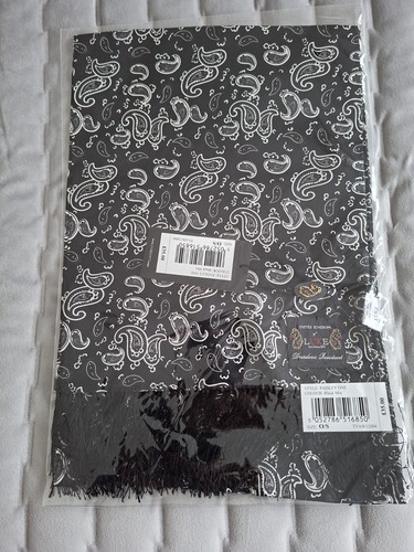 New paisley silk scarf - new, rrp