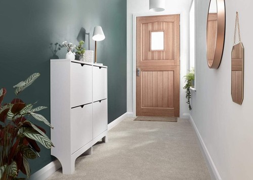 Narrow shoe storage cabinet - storage,