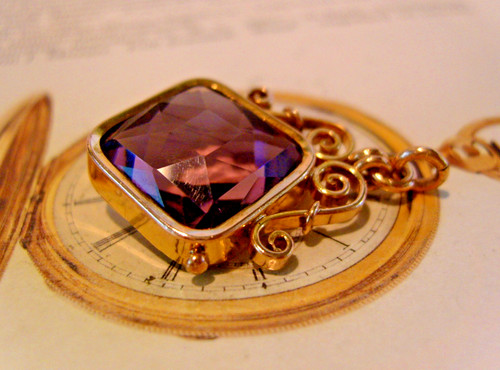 Pocket watch chain fob - watch,