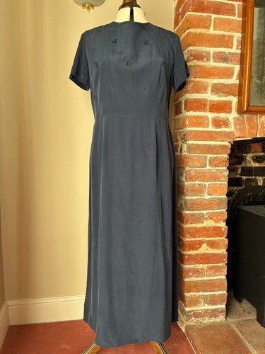 Laura ashley silk midi dress - laura,