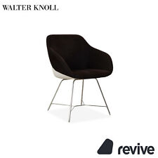 Walter Knoll Turtle Chair Fabric Armchair Brown Black