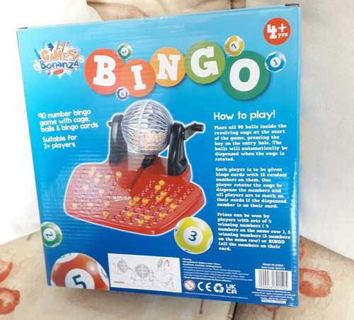 Bingo game with - with, cage