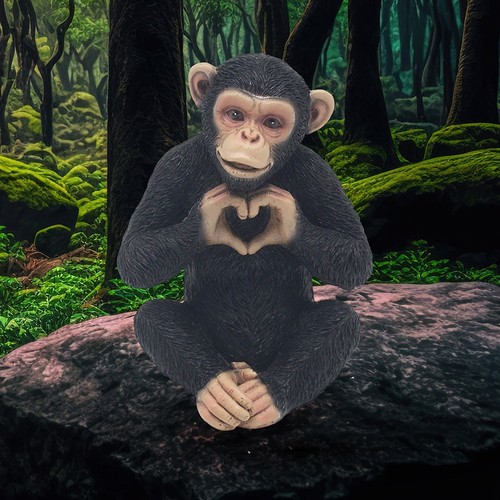 Cheeky chimp monkey love - monkey,