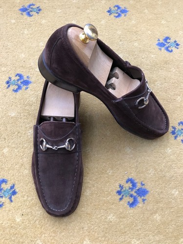 Gucci loafers shoes suede - gucci,