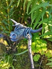 Highland cow fire poker, handforged by me in my blacksmiths forge