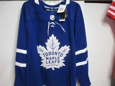 TORONTO MAPLE LEAFS "ADIDAS" CLASSIC LOGO MENS JERSEY (XL-54) NWT RAISED LOGO