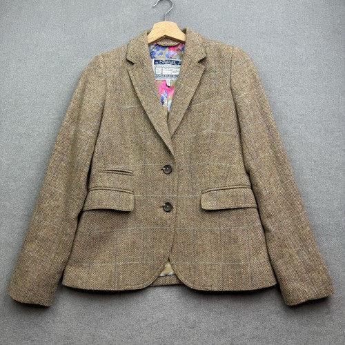 Joules tweed jacket brown - jacket, uk
