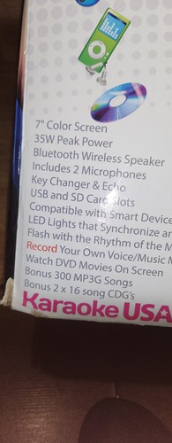 Karaoke usa gf843 - usa,