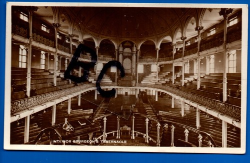 Postcard interior spurgeon - postcard, spurgeon's