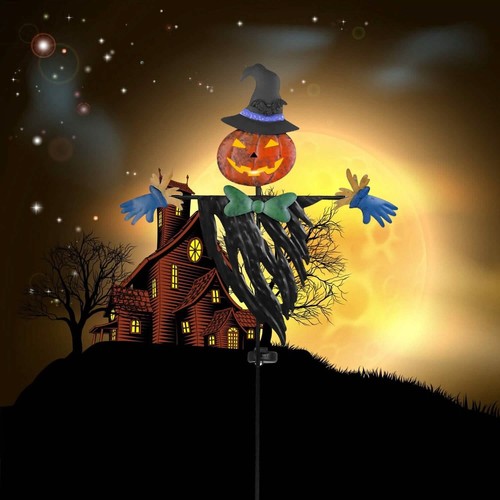 Solar powered scarecrow - powered,