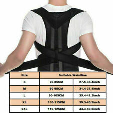 NEOPRENE MAGNETIC POSTURE CORRECTOR BAD BACK LUMBAR SHOULDER SUPPORT BELT BRACE