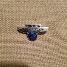 Vintage enamel SUNBEAM Car Logo brooch pin badge Fattorini and Sons Rootes Group