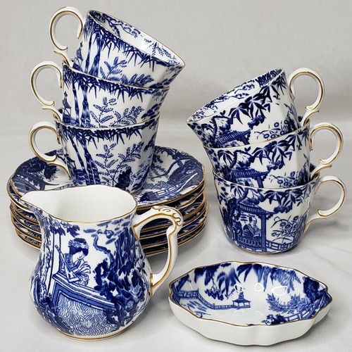 Royal crown derby blue mikado - blue,