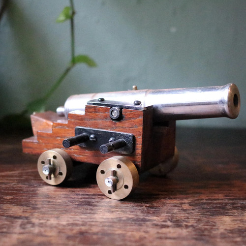 Vintage miniature brass model - vintage,