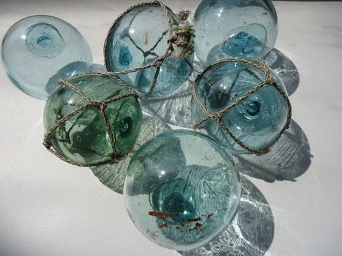 Vintage japanese glass fishing - japanese,