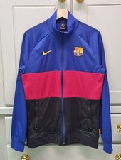 FC BARCELONA Nike Football Jacket 2020/2021 TRACK Suit TOP Size M Tracksuit 