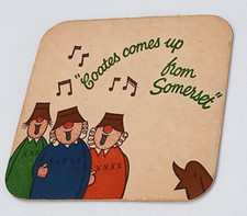Coates Cider - Coates Cider Comes Up from Somerset - Vintage Beer Mat