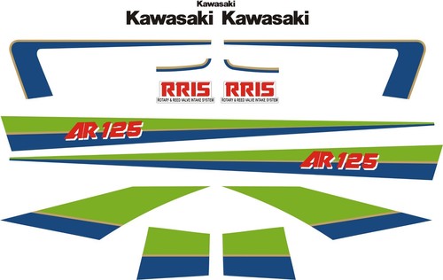 Kawasaki ar125 1990 decal - kawasaki,