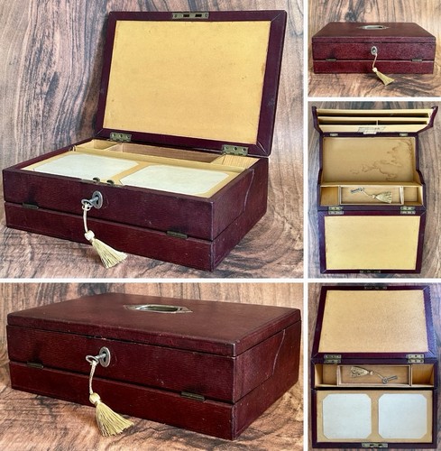 Antique leather travel - leather,