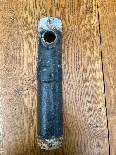Cast iron gutter half round - cast,
