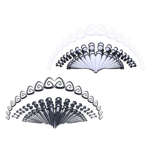 Pieces ear gauge stretching - ear,