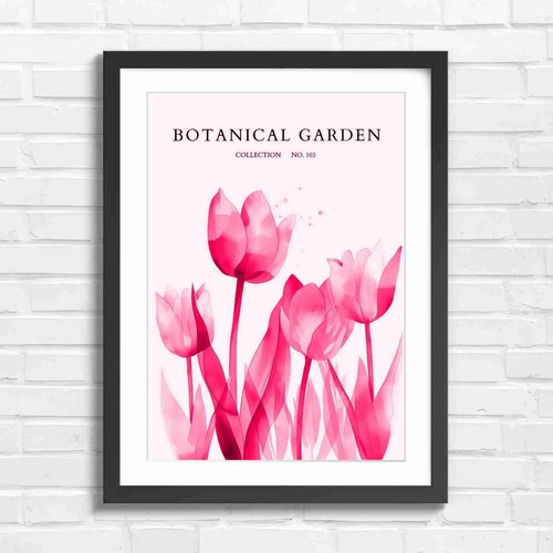 Pastel tulips botanical garden - pastel,